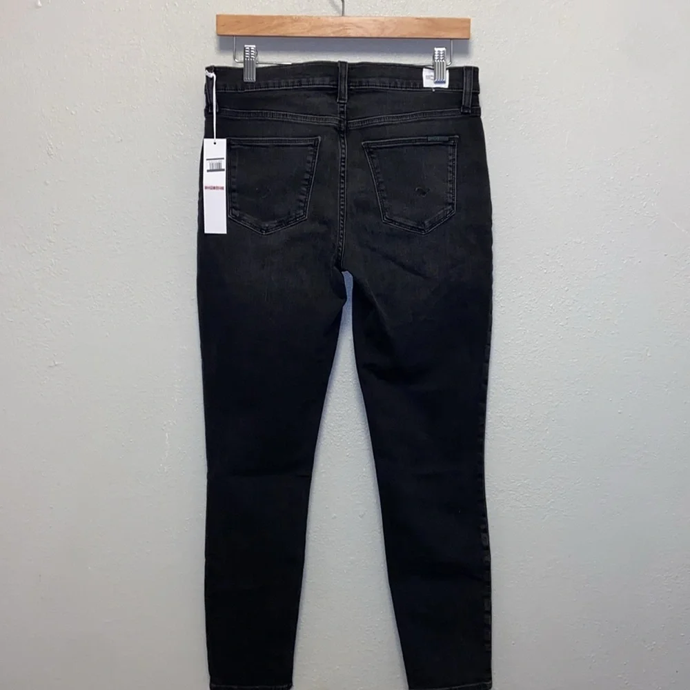 Hudson NWT Black Natalie Mid-rise Super Skinny Ankle Jeans 3113